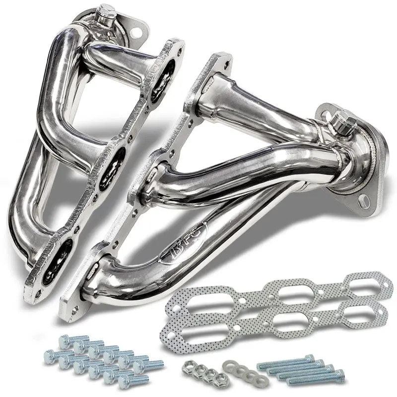 Bfc Stainless Exhaust Shorty Header Manifold For 05-10 300/Charger/Challenger/Magnum 3.5L V6 1