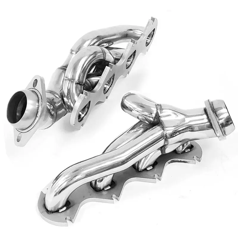 Bfc Stainless Steel Exhaust Shorty Header Manifold Set For Ford 05-10 F250/F350 Superduty V8 5.4L 2