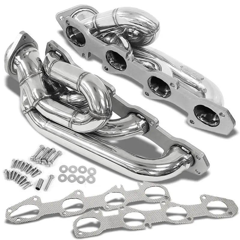 Bfc Stainless Shorty Exhaust Header Manifold For 09-18 Ram 1500 Hemi 5.7L 2Wd/4Wd 1