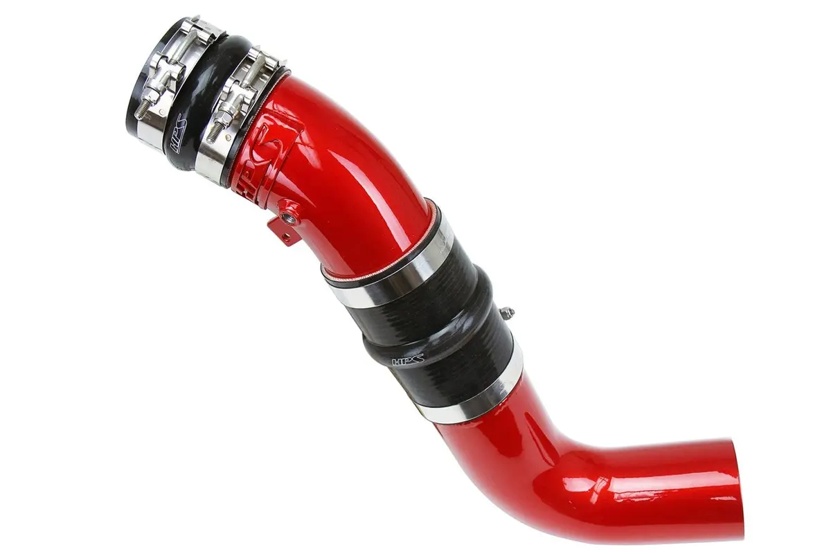 Hps Red Cold Side Intercooler Charge Pipe For 17-19 Chevy Silverado / Gmc Sierra 6.6L Duramax L5p 1