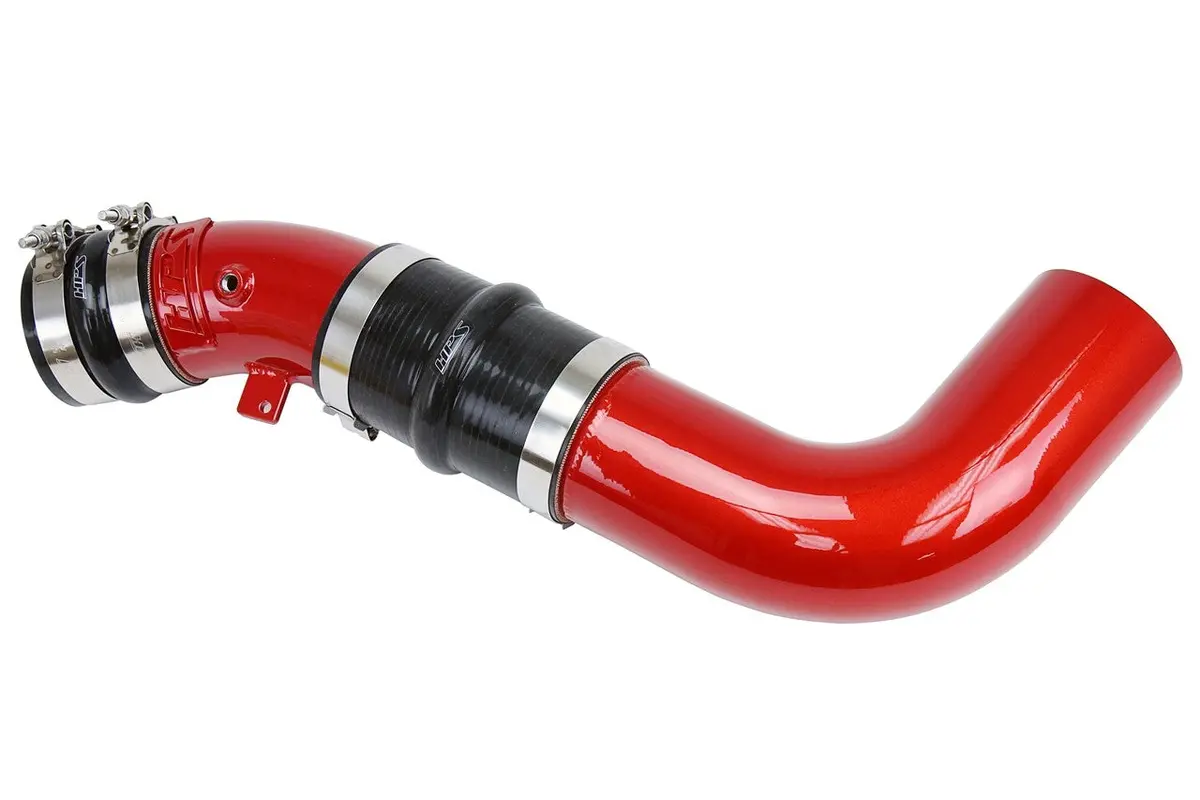 Hps Red Cold Side Intercooler Charge Pipe For 17-19 Chevy Silverado / Gmc Sierra 6.6L Duramax L5p 2
