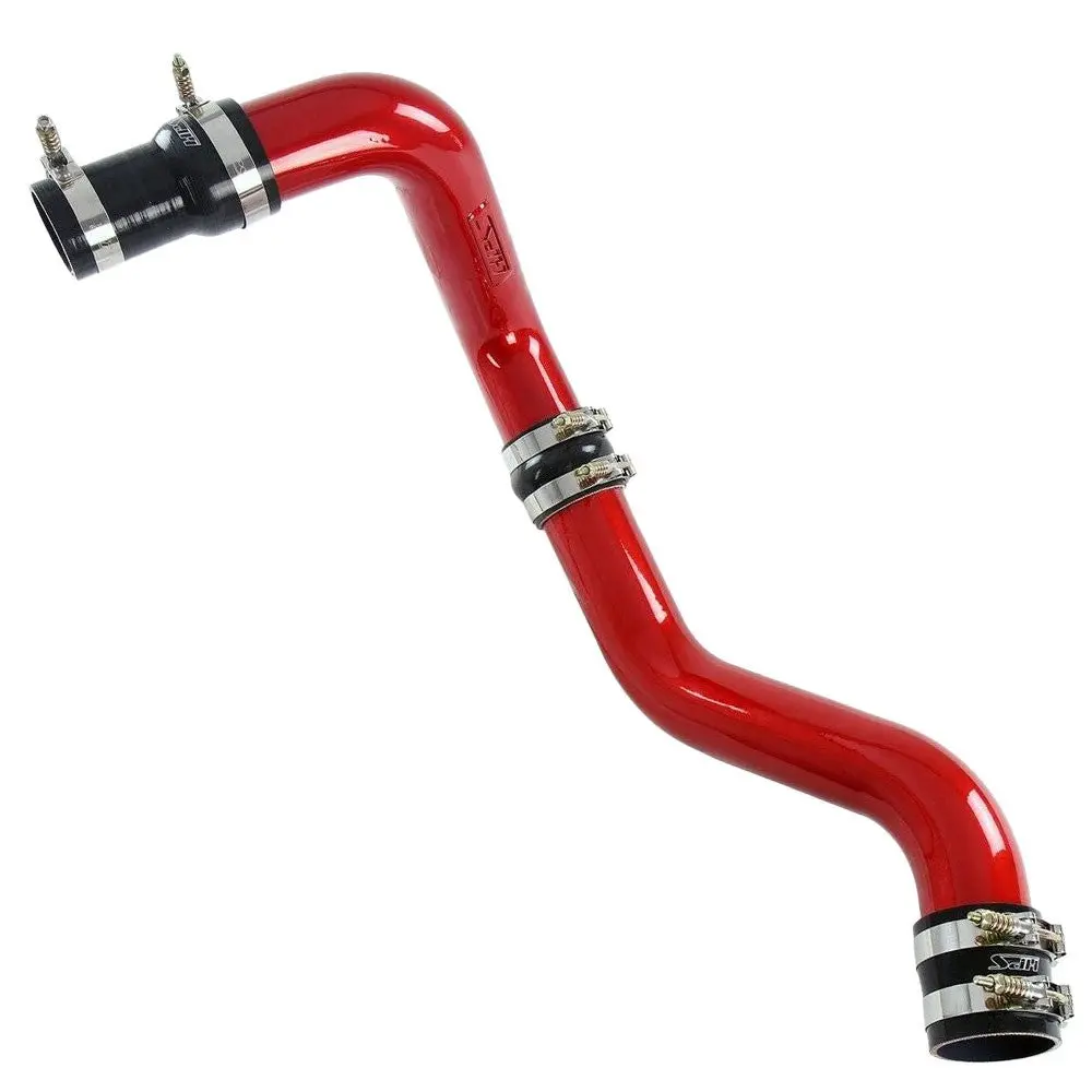 Hps Red Hot Side Intercooler Charge Pipe For 13-16 Silverado/Sierra 2500Hd 3500Hd Duramax 6.6L Diesel Lml 1