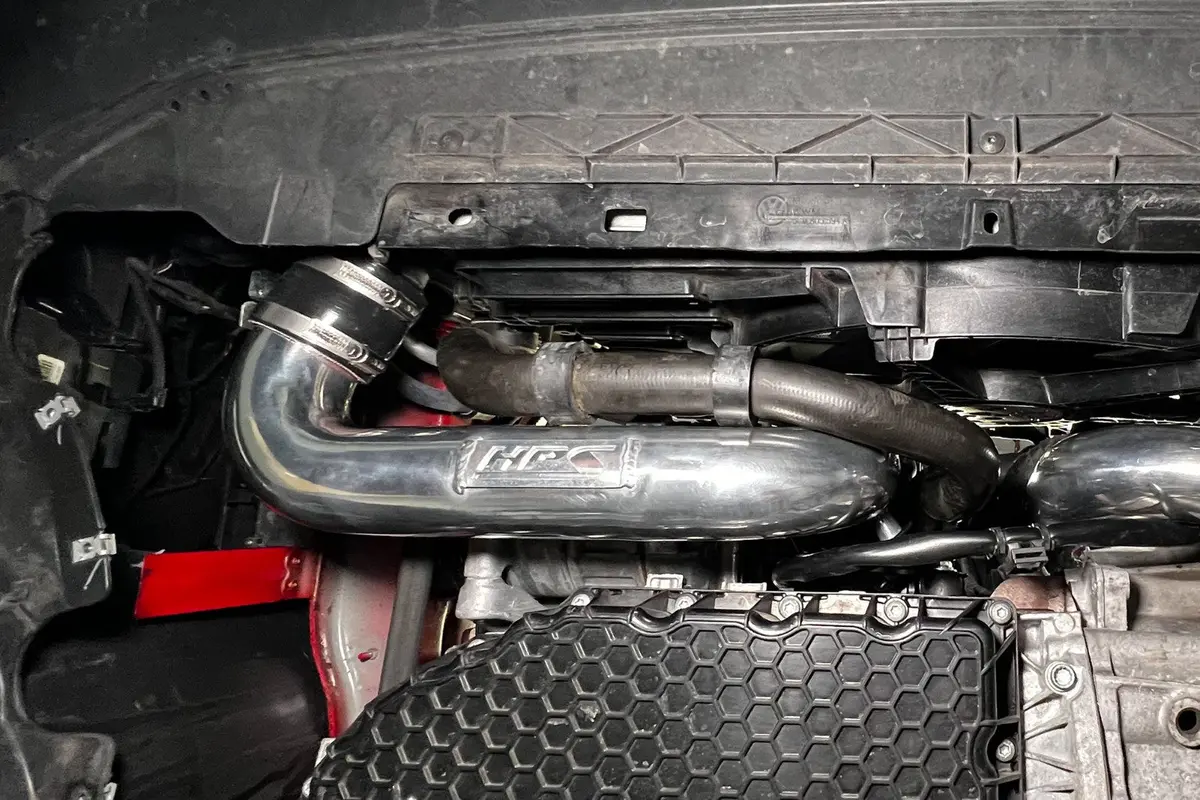 Hps Polish Cold Side Intercooler Charge Pipe For 15-21 Audi A3 S3 / Vw Golf Gti Jetta 1.8T 2.0T 2