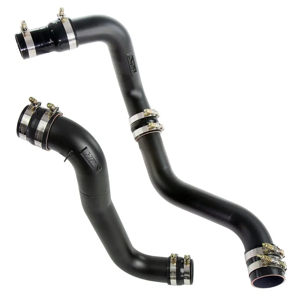 Hps Black Cold/Hot Side Intercooler Charge Pipe For 13-16 Silverado Sierra Hd 6.6L Duramax Diesel Lml 1