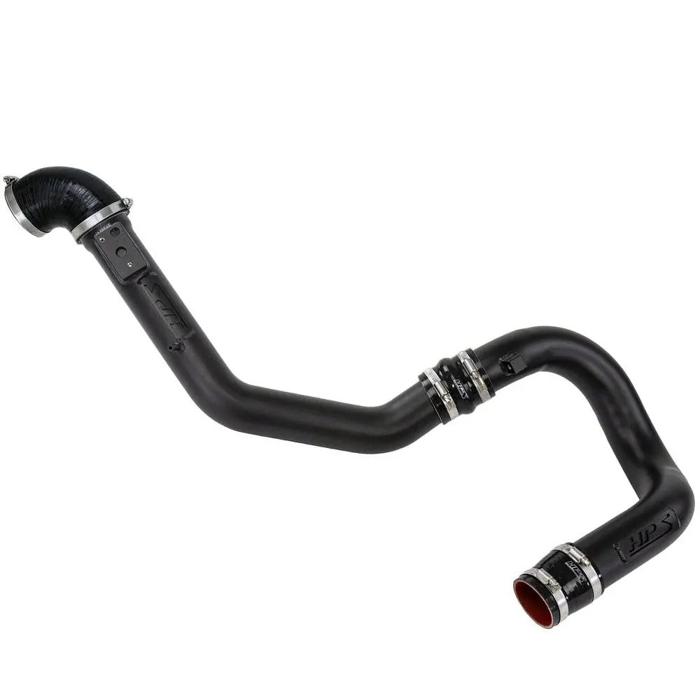 Hps Black 2Pcs Cold Side Upper&Extension Side Intercooler Charge Pipe For 18-22 Honda Accord 2.0L Turbo Cv2 1