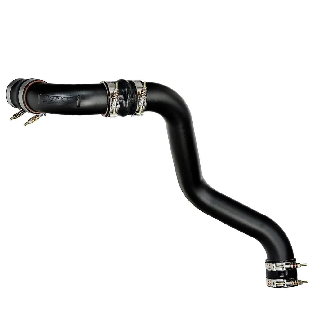 Hps Black Hot Side Intercooler Charge Pipe For 17-19 Silverado/Sierra 2500Hd 3500Hd Duramax 6.6L Diesel L5p 1