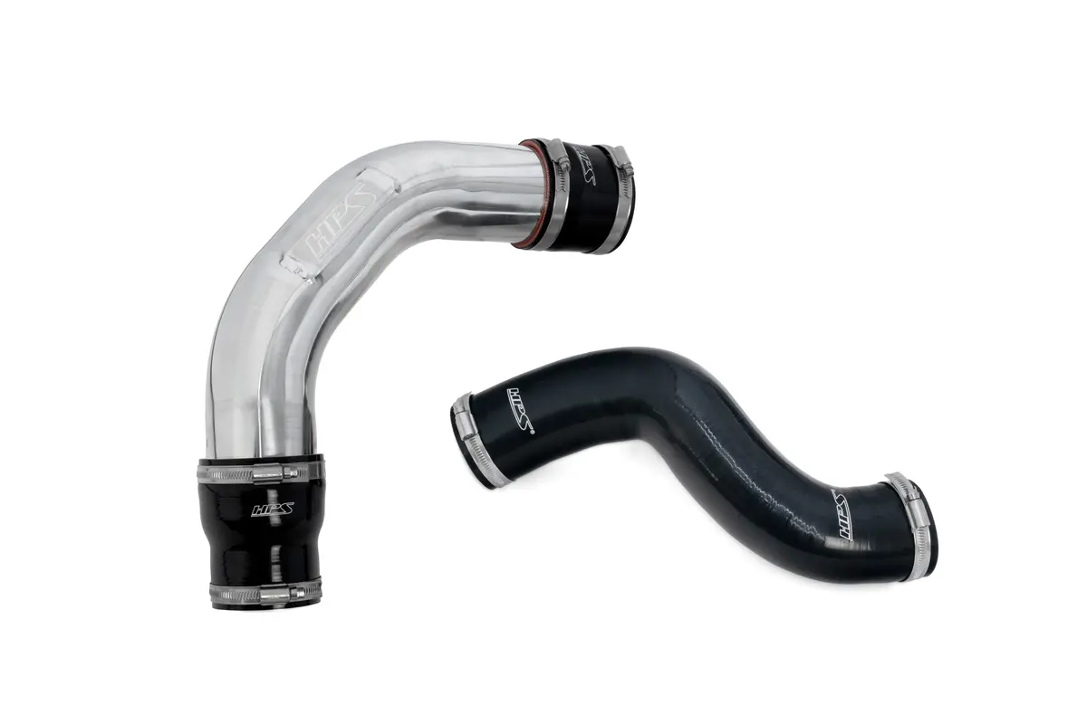 Hps Polish Aluminum Tube / Silicone Hose Hot And Cold Side Intercooler Charge Pipe For 21-25 Acura Tlx Type-S 3.0L Turbo 1