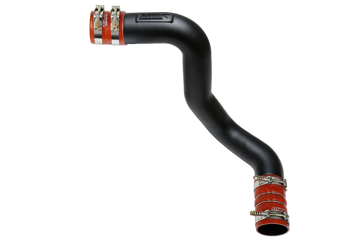 Hps Black Pipe Orange Boots Cold Side Intercooler Charge Pipe Kit For 03-07 Ford F-Series Super Duty 6.0L Diesel Turbo 1