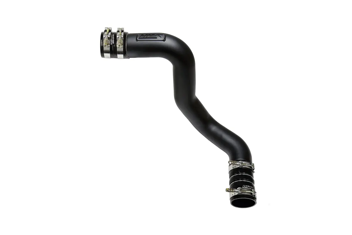 Hps Black Pipe Black Boots Cold Side Intercooler Charge Pipe Kit For 03-07 Ford F-Series Super Duty 6.0L Diesel Turbo 1