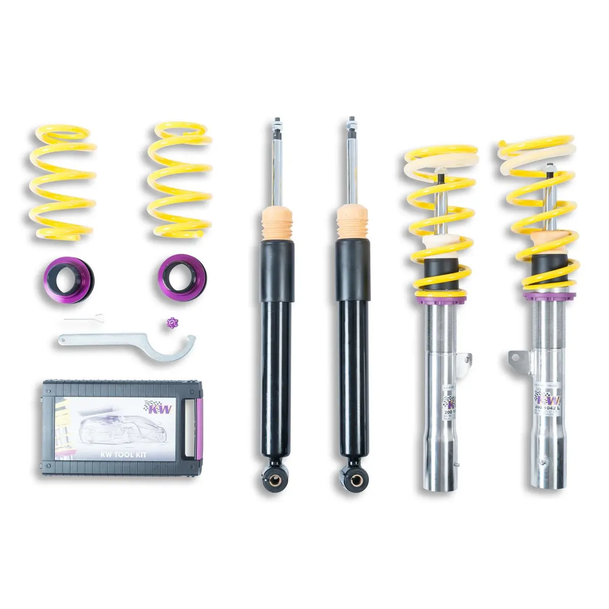 Gewindefahrwerk V1 Inox (Klemmbefestigung) 1
