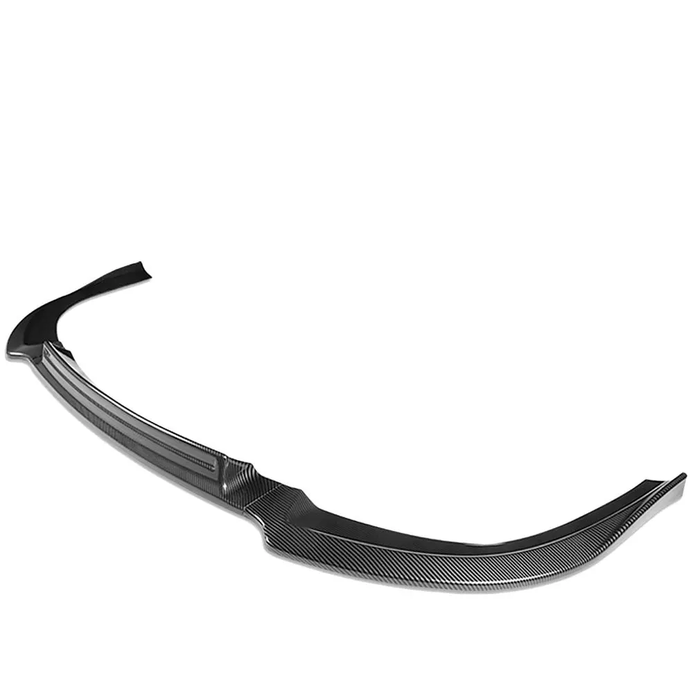 Bfc [Carbon Fiber Look Black] 3Pc Style Front Bumper Lip Wing Diffuser Kit For 08-15 Mitsubishi Lancer 1