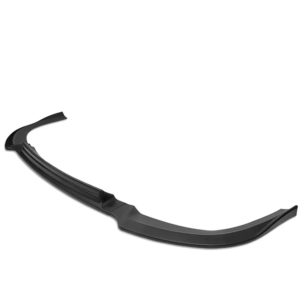Bfc [Matte Black] 3Pc Style Front Bumper Lip Wing Diffuser Kit For 08-15 Mitsubishi Lancer 1