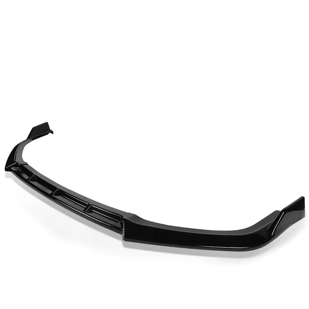 Bfc [Painted Glossy Black] 3Pc Style Front Bumper Lip Wing Diffuser Kit For 17-21 Honda Civic Si (Fc1/Fc3) 1