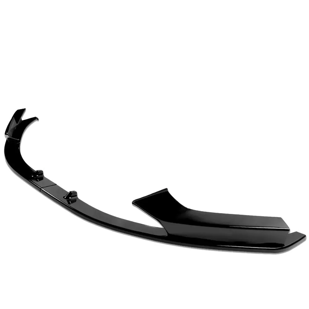 Bfc [Painted Glossy Black] 3Pc Style Front Bumper Lip Wing Diffuser Kit For 14-21 Bmw 2-Series F22/F23 1