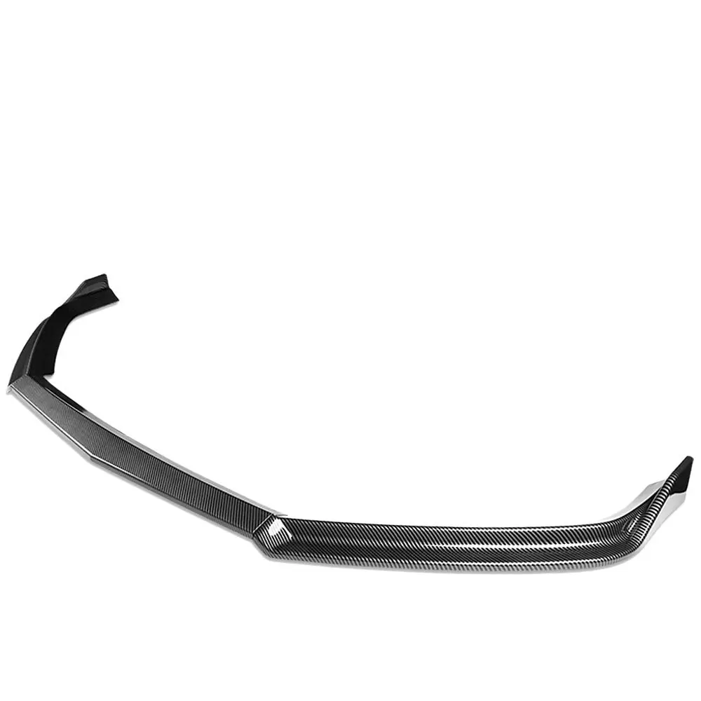 Bfc [Carbon Fiber Look Black] 3Pc Style Front Bumper Lip Wing Diffuser Kit For 15-18 Volkswagen Jetta Facelifted (A6) 1