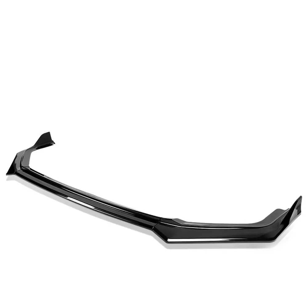 Bfc [Painted Glossy Black] 3Pc Style Front Bumper Lip Wing Diffuser Kit For 22-24 Honda Civic (Sedan Fe1 Fe2 Fe4) 1