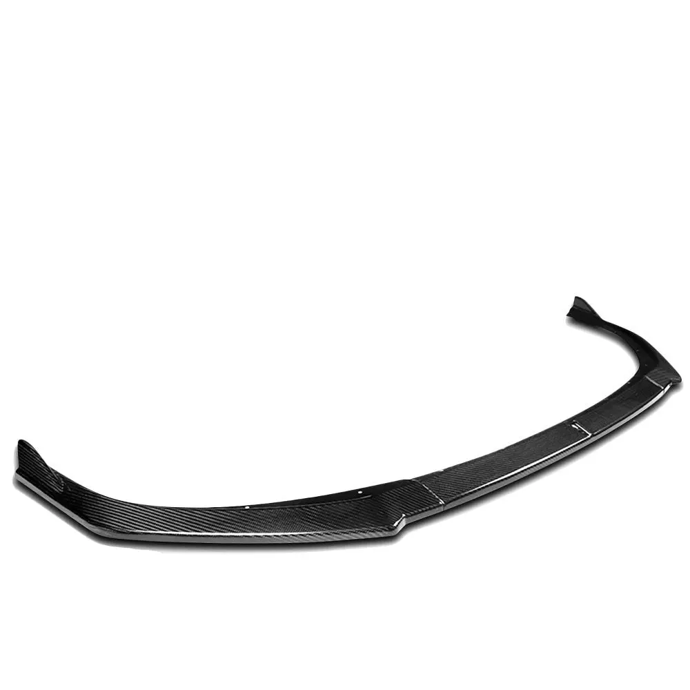 [Real Glossy Carbon Fiber] Front Bumper Lip Guard Body Kit For 19+ Mazda 3 Bp 1