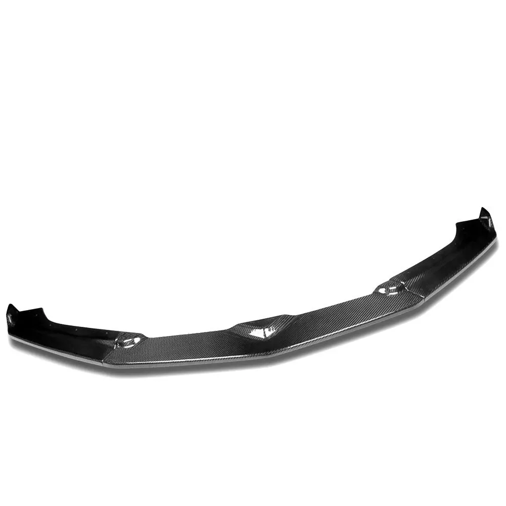 [Real Glossy Carbon Fiber] Front Bumper Lip Guard Kit For 16-18 Camaro Lt Ls Ss 1