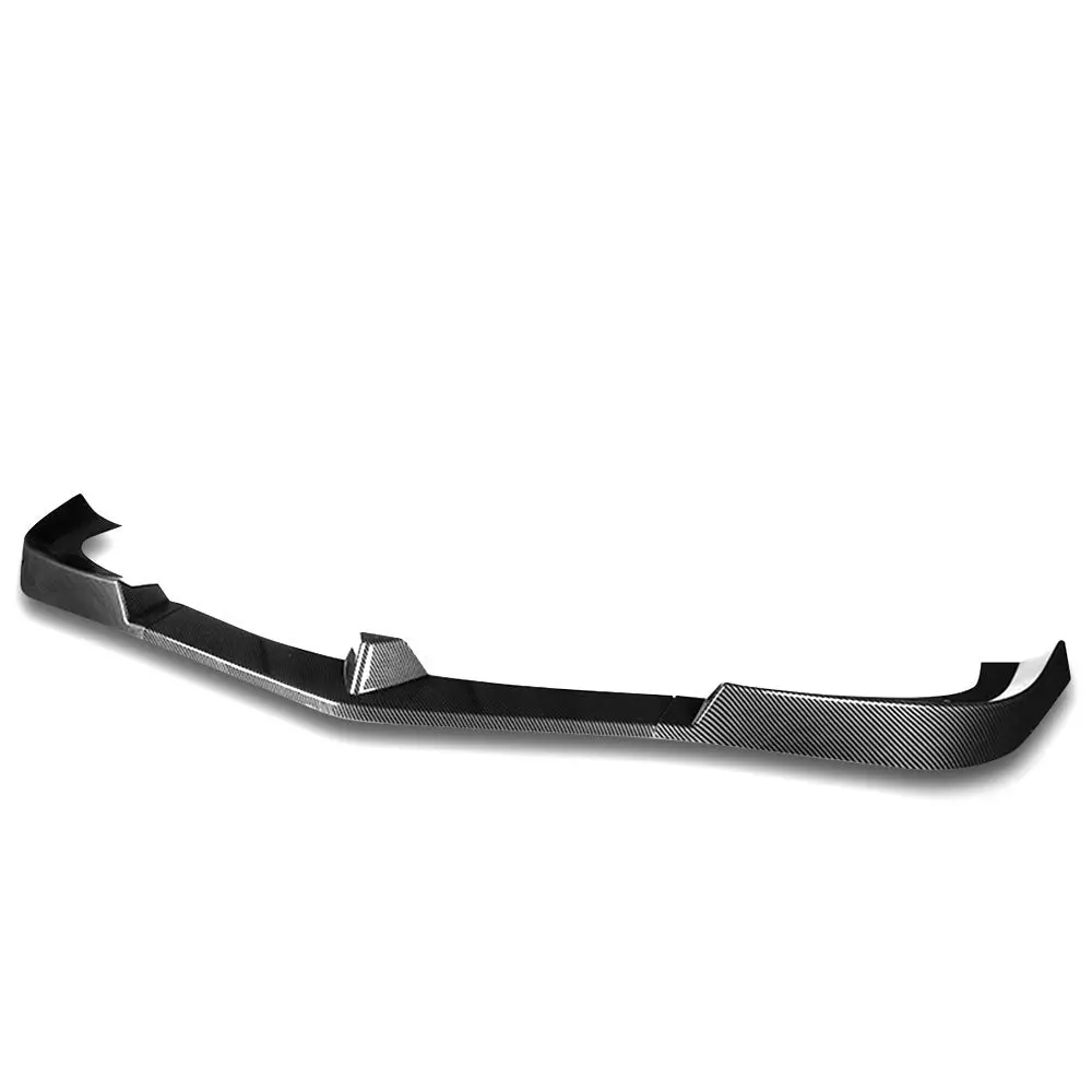 [Carbon Style Look] Front Bumper Lip Chin Guard For 12-14 C-Class W204 Amg/Sport 1