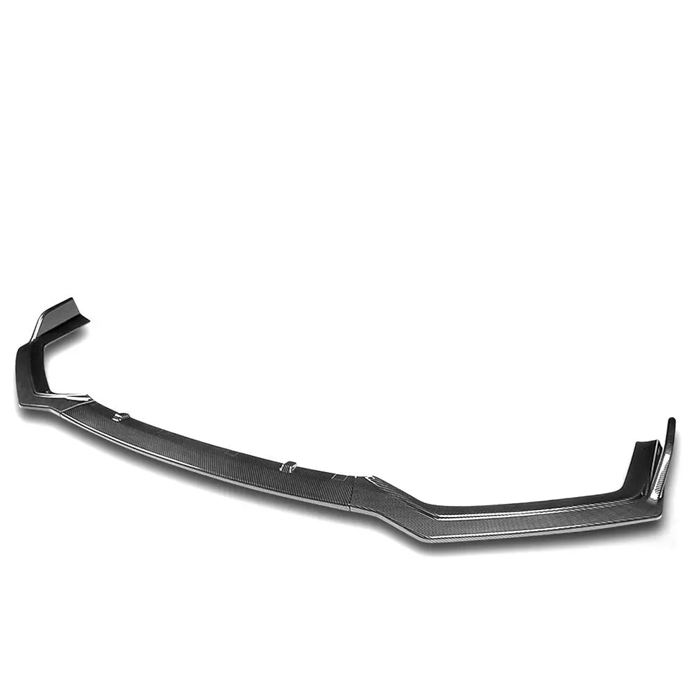 [Carbon Style Look] Front Bumper Lip Chin Guard For 18+ Infiniti Q50 Sport Trim 1