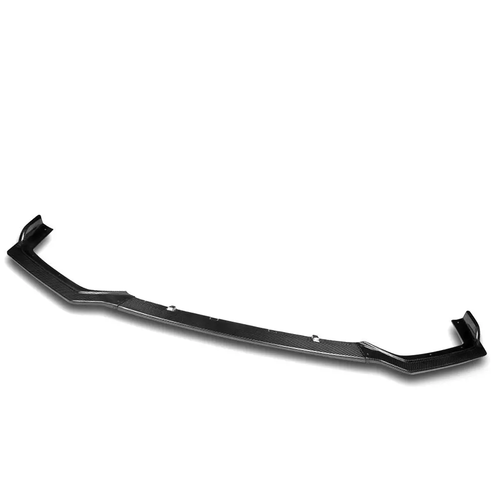[Real Glossy Carbon Fiber] Front Bumper Lip Kit For 18+ Infiniti Q50 Sport Trim 1