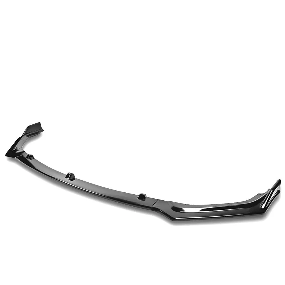 [Painted Gloss Black] Front Bumper Lip Guard For 18+ Infiniti Q50 Non-Sport Trim 1