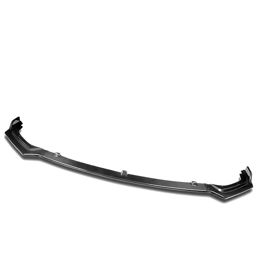 [Real Glossy Carbon Fiber] Front Bumper Lip For 18+ Infiniti Q50 Non-Sport Trim 1