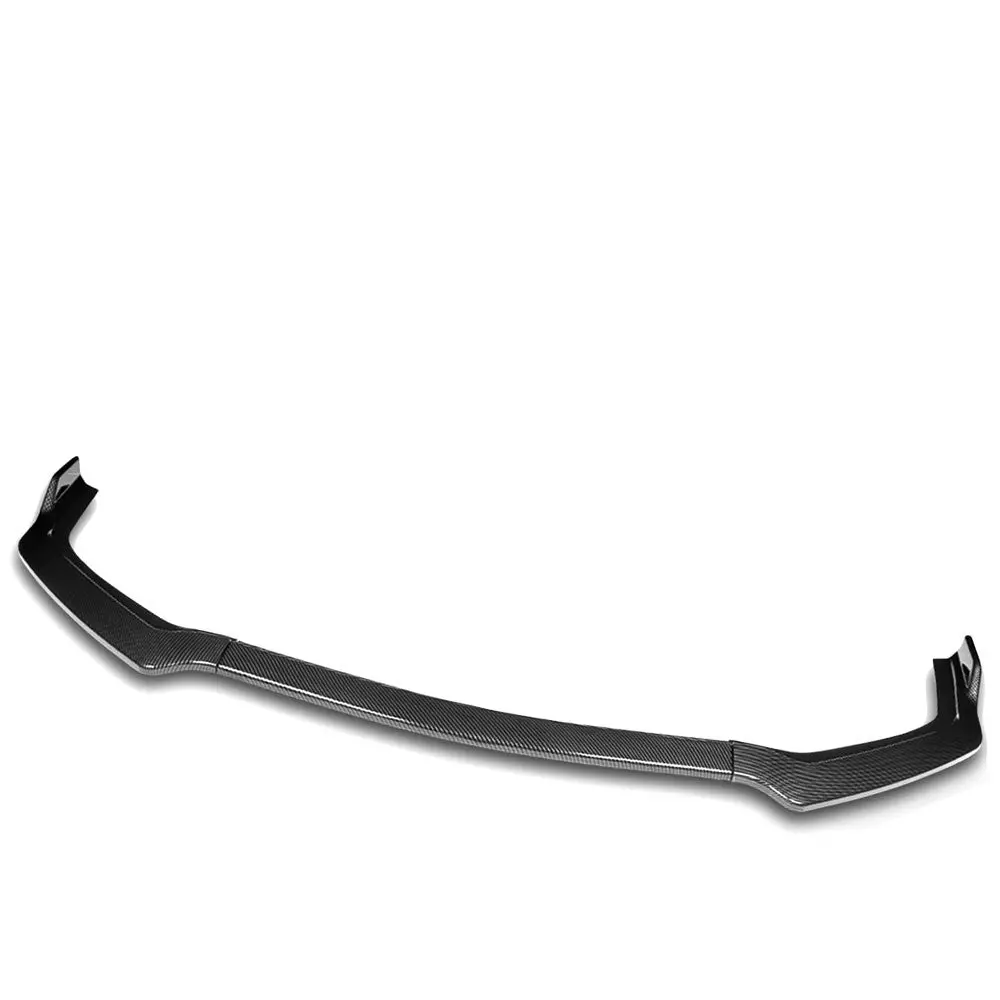 [Carbon Style Look] Front Bumper Lip Chin Guard Body Kit For 18-20 Ford Mustang 1