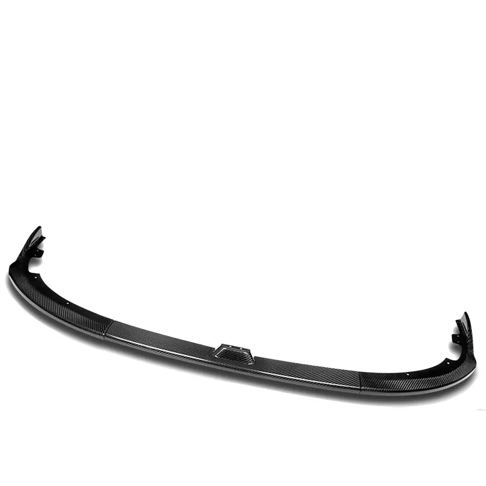 [Real Glossy Carbon Fiber] Front Bumper Lip Guard For 08-10 Subaru Wrx Sti Trim 1