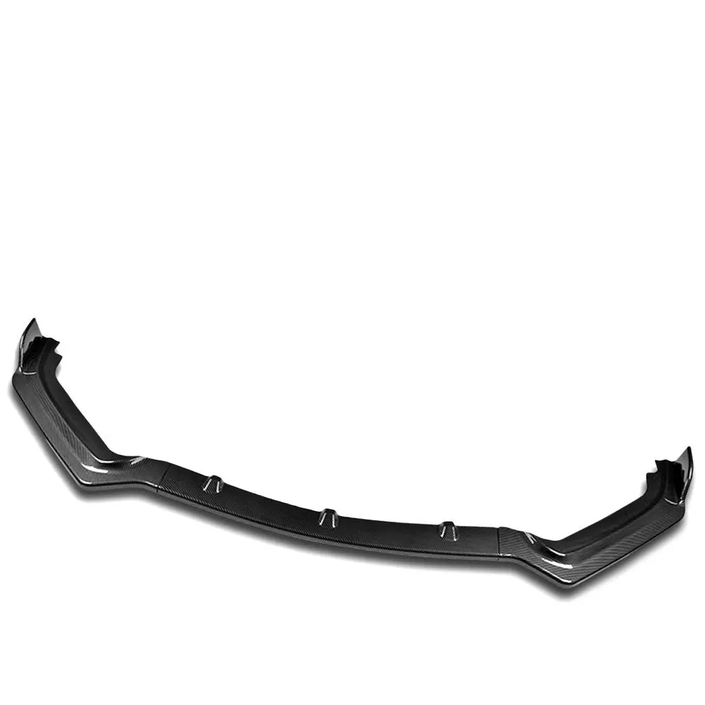 [Carbon Style Look] Front Bumper Lip Chin Guard Body Kit For 17-20 Infiniti Q60 1