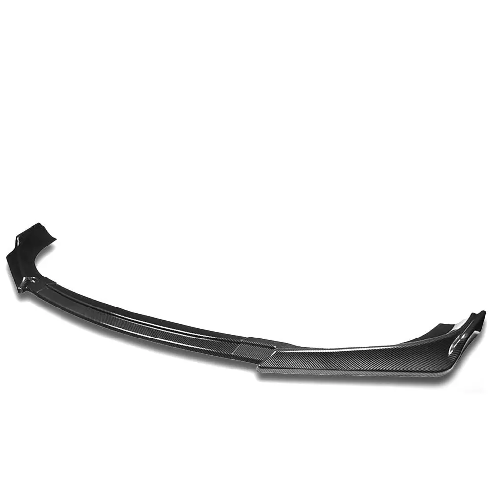 [Carbon Style Look] Front Bumper Lip Guard Kit For 13-16 Hyundai Genesis Coupe 1