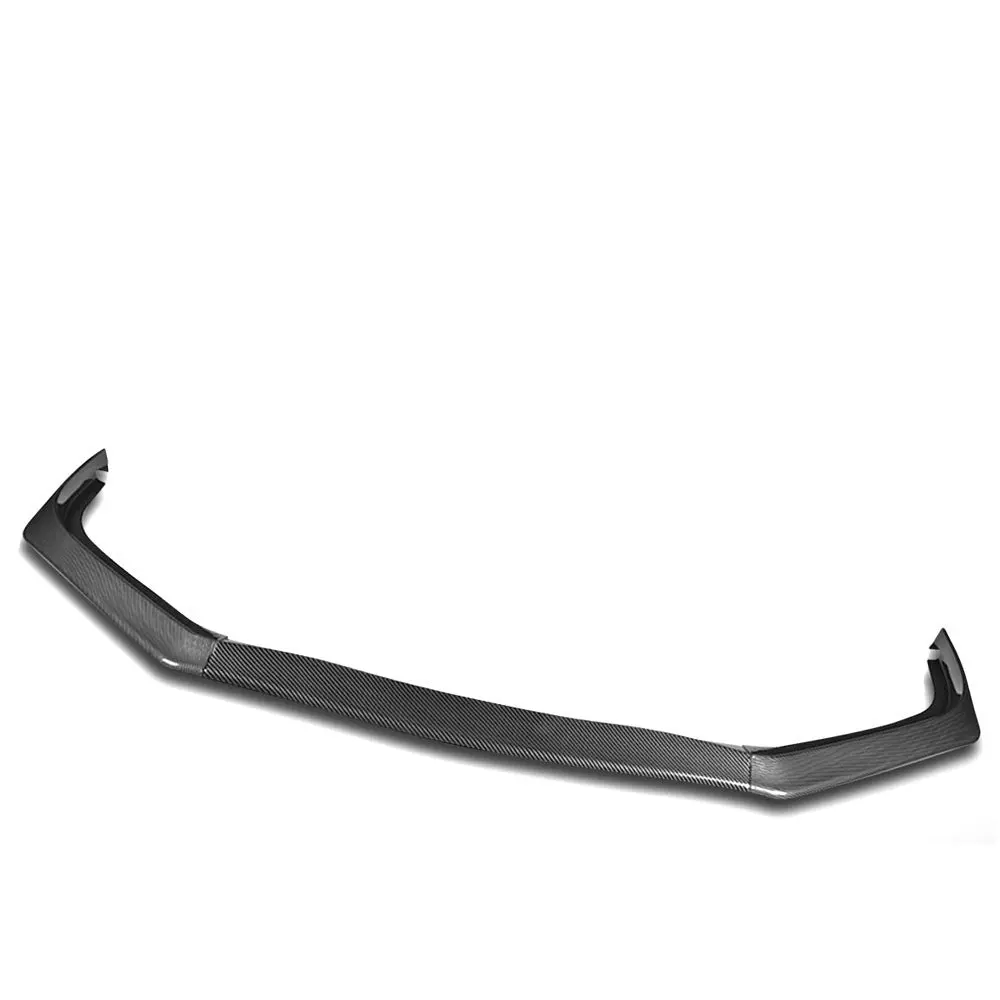 [Carbon Style Look] Front Bumper Lip Chin Guard Body Kit For 13-15 Honda Civic 1