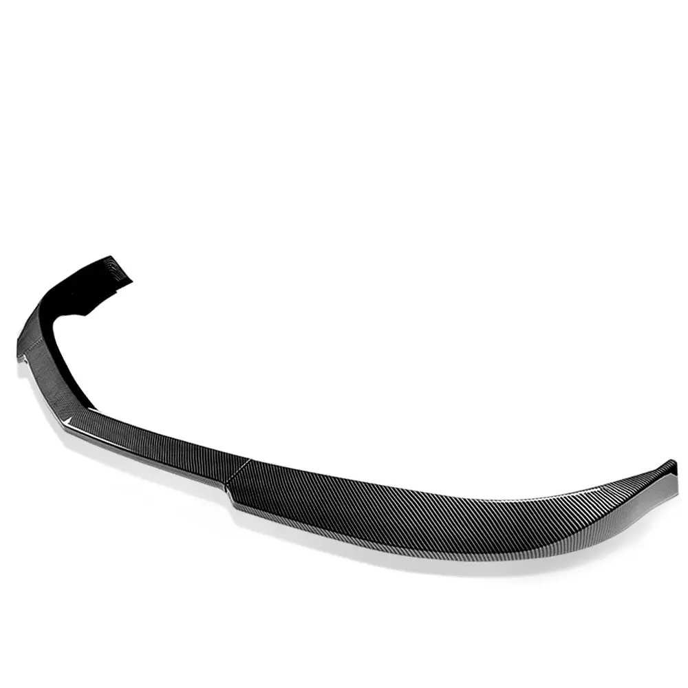 Bfc [Carbon Fiber Look Black] 3Pc Style Front Bumper Lip Wing Diffuser Kit For 10-13 Chevrolet Camaro V6 Only 1