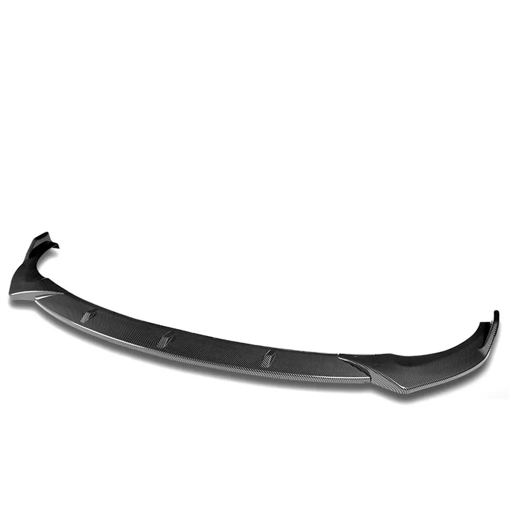[Carbon Style Look] Front Bumper Lip Chin Guard For 13-17 Veloster 1.6L Turbo Fs 1