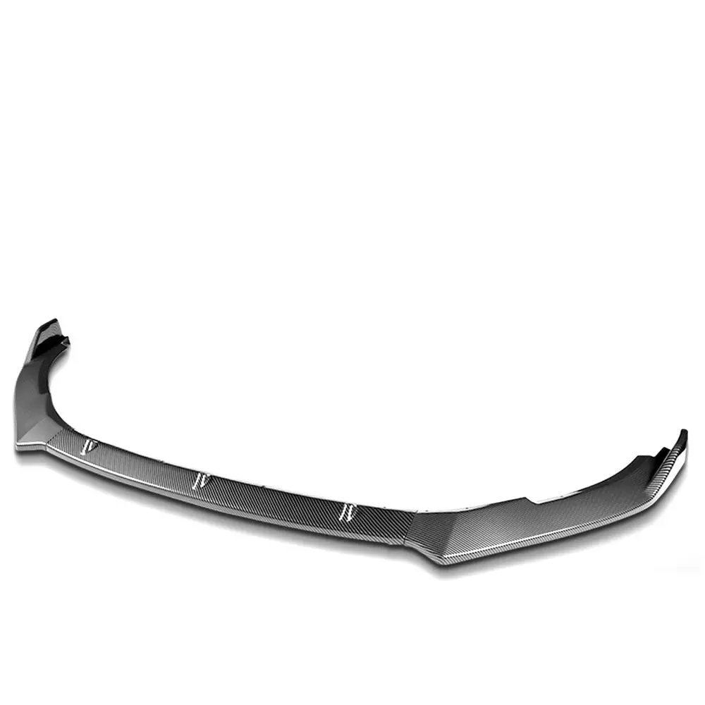 [Carbon Style Look] Front Bumper Lip Chin Guard Kit For 10-13 Volkswagen Gti Mk6 1