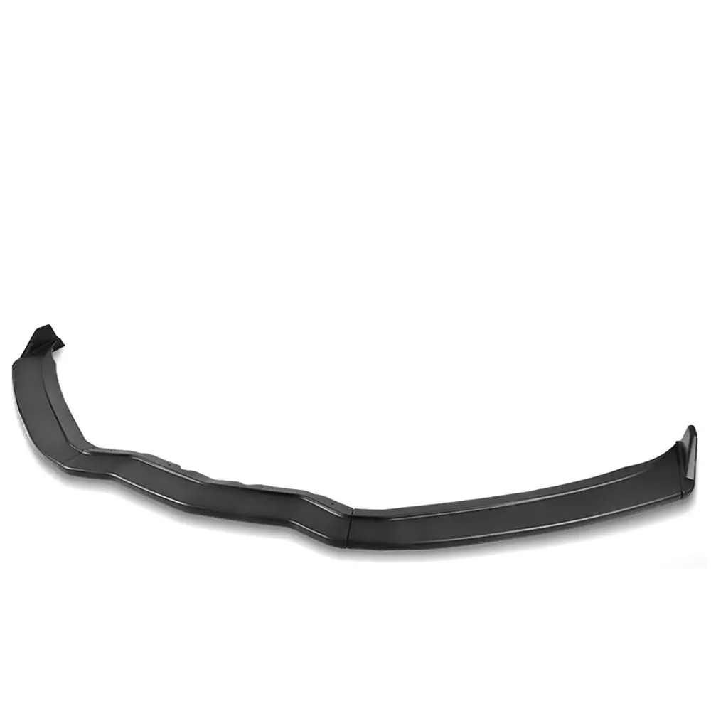 [Matte Black] Front Bumper Lip Chin Guard Side Canard V1 For 14-19 Corvette C7 1