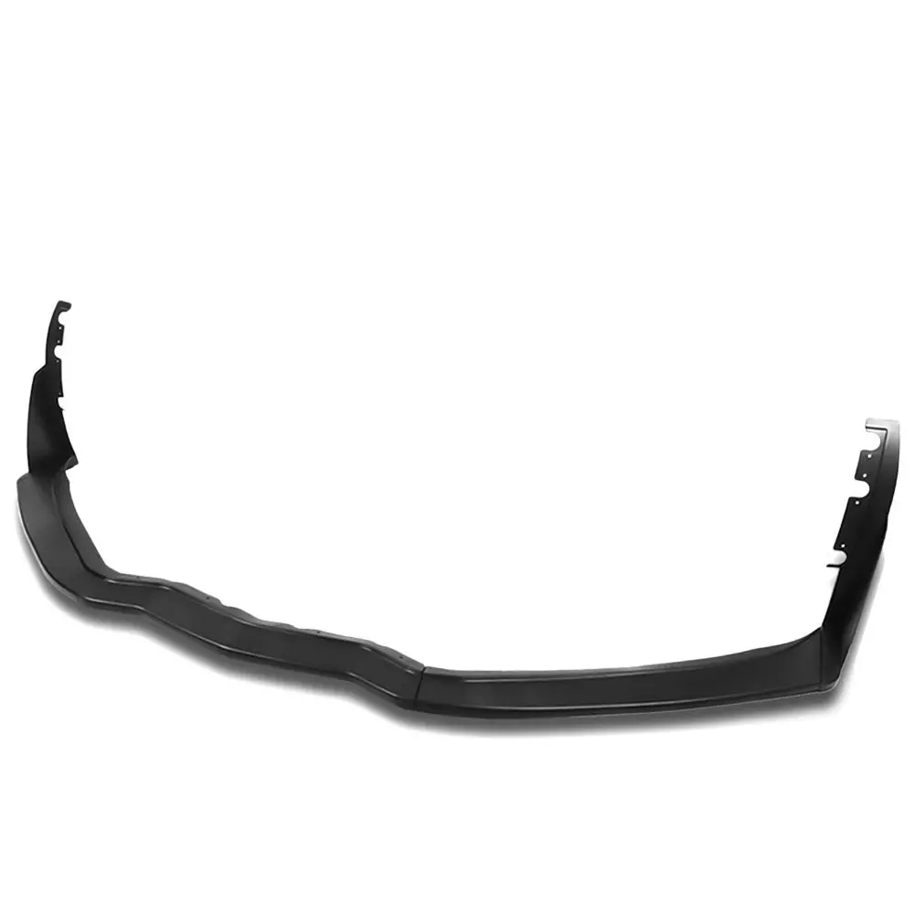 [Matte Black] Front Bumper Lip Chin Guard Side Canard V2 For 14-19 Corvette C7 1