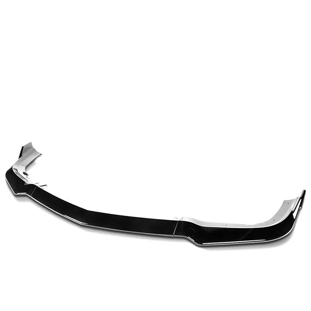 [Painted Gloss Black] Front Bumper Lip Guard Kit For 11-14 Dodge Charger Srt8 1