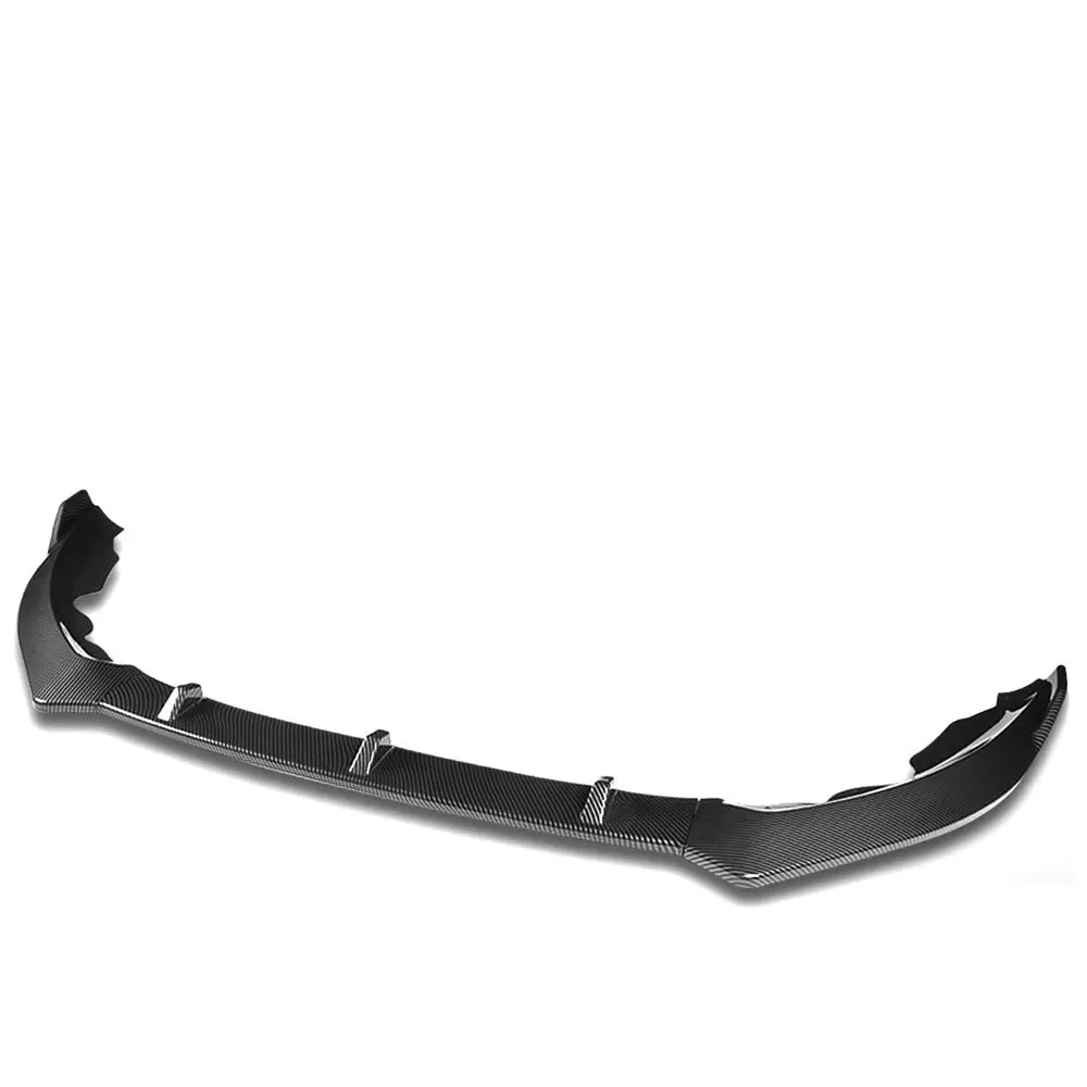 [Carbon Style Look] Front Bumper Lip Chin Guard Body Kit For 13-16 Ford Fusion 1