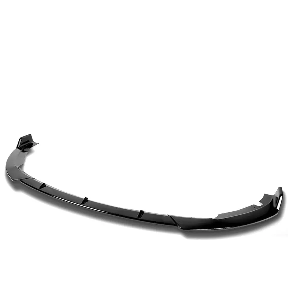 [Painted Gloss Black] Front Bumper Lip Guard Spoiler For 15-17 Hyundai Sonata Lf 1
