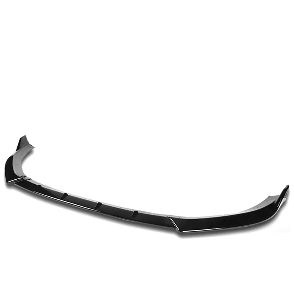 [Painted Gloss Black] Front Bumper Lip Chin Guard For 14-16 Audi A3 8V 3Rd Gen 1