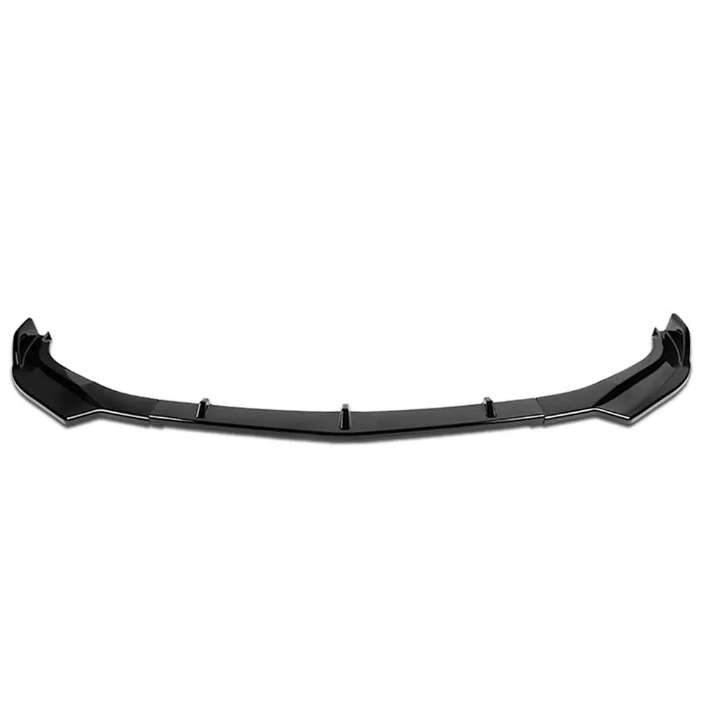 Bfc [Painted Glossy Black] 3Pc Style Front Bumper Lip Wing Diffuser Kit For 17-21 Alfa Romeo Giulia 1