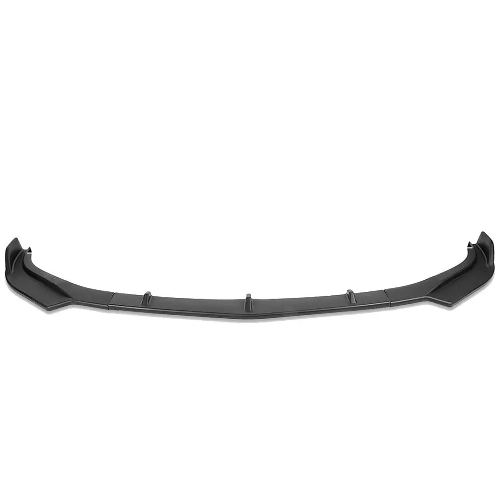 Bfc [Matte Black] 3Pc Style Front Bumper Lip Wing Diffuser Kit For 17-21 Alfa Romeo Giulia 1