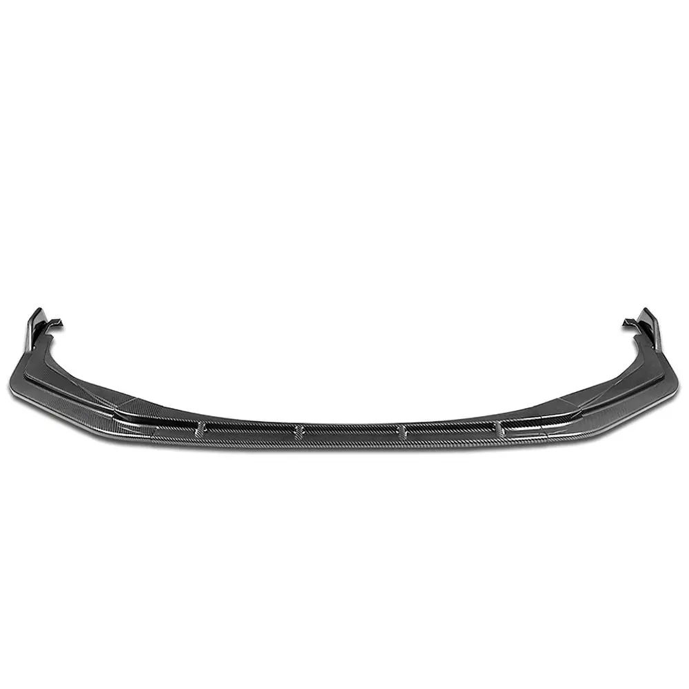 Bfc [Carbon Fiber Look Black] 3Pc Style Front Bumper Lip Wing Diffuser Kit For 20+ Toyota Corolla Sedan Se & Xse (E210) 1
