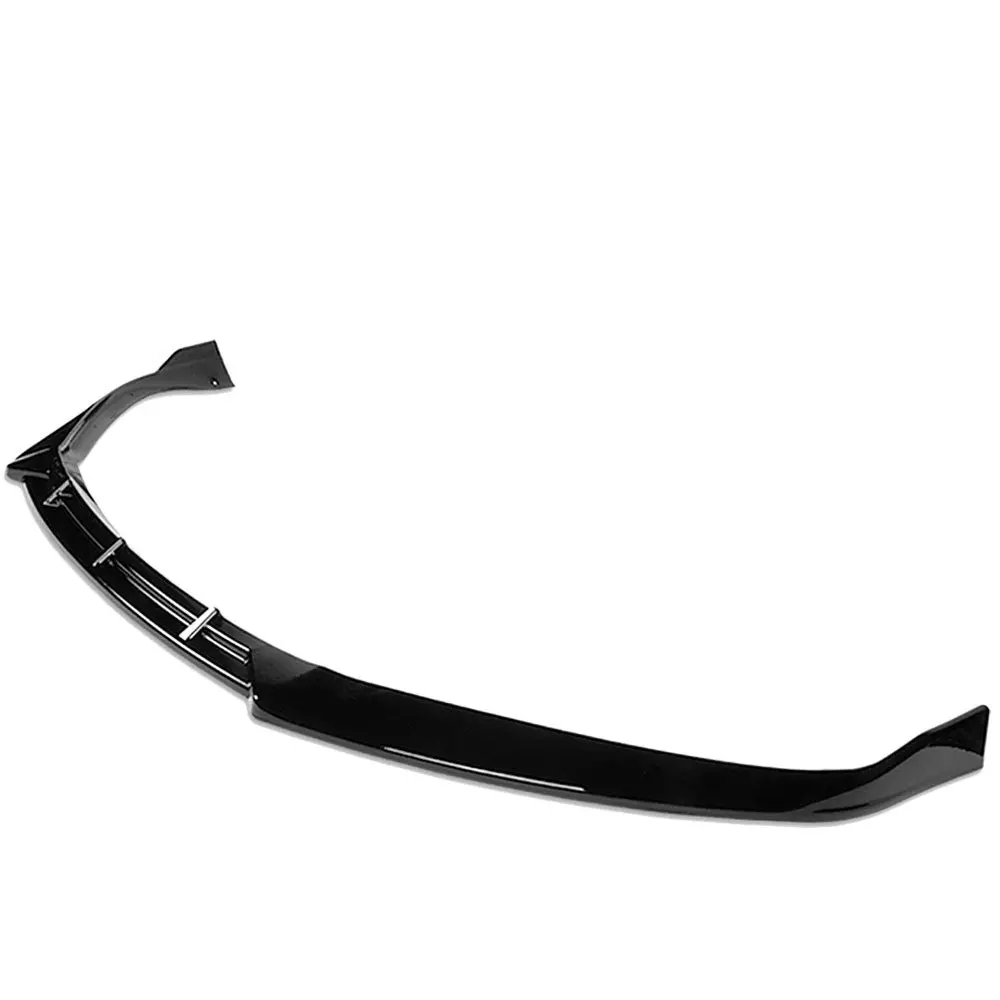 Bfc [Painted Glossy Black] 3Pc Style Front Bumper Lip Wing Diffuser Kit For 16-20 Tesla Model S 1