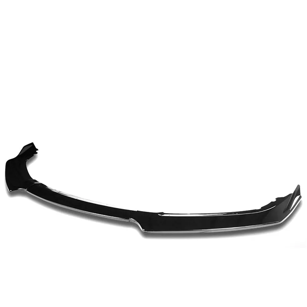 [Painted Gloss Black] Front Bumper Lip Guard Spoiler For 16-21 Honda Civic Fc/Fk 1