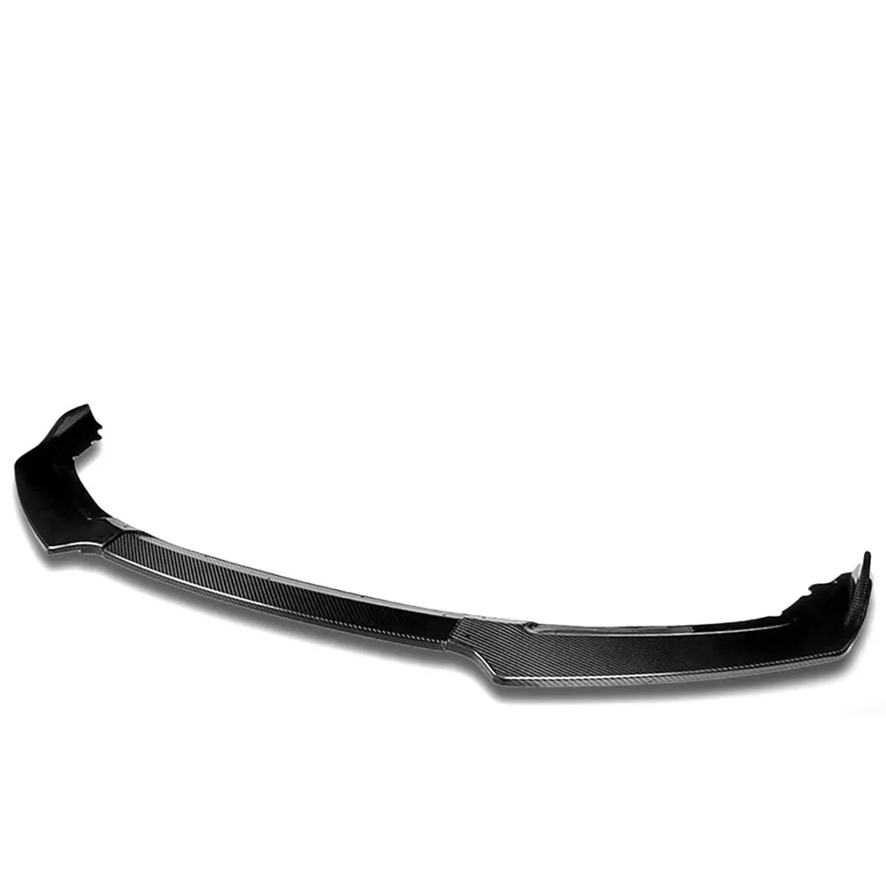 [Real Glossy Carbon Fiber] Front Bumper Lip Guard For 16-21 Honda Civic Fc/Fk 1