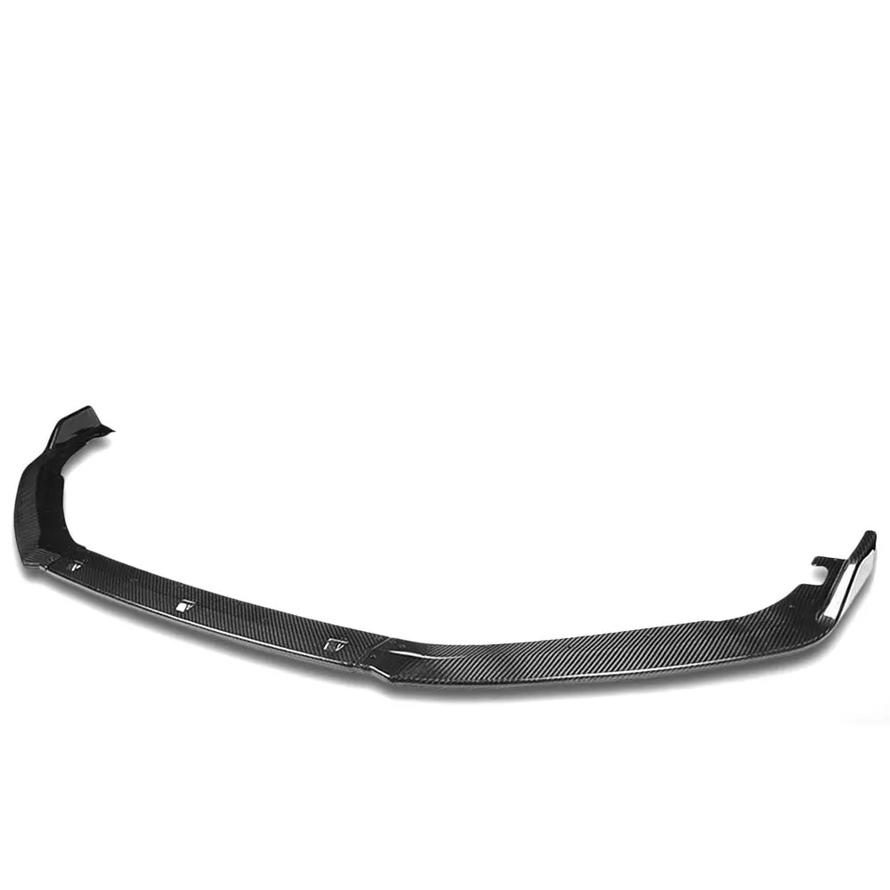 [Real Glossy Carbon Fiber] Front Bumper Lip For 18+ Honda Accord Sedan Cv Gen10 1
