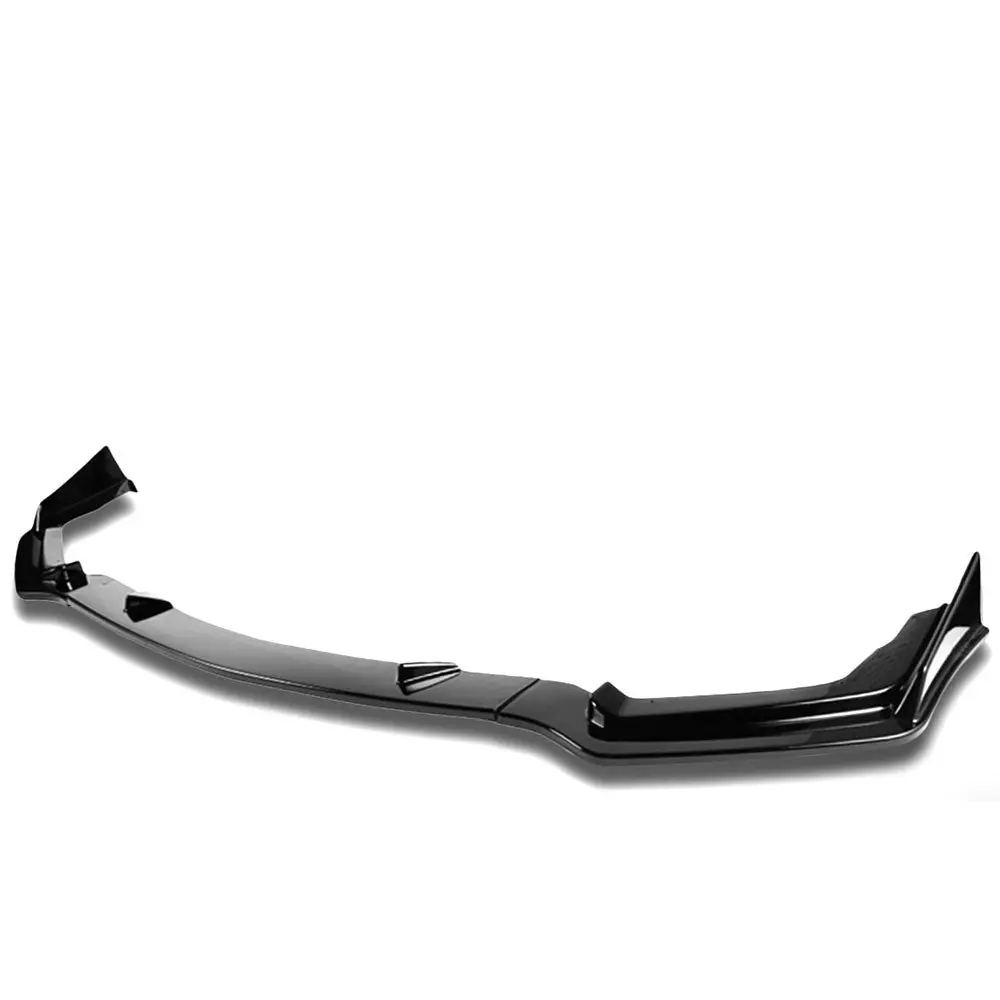 [Painted Gloss Black] Front Bumper Lip For 14-17 Infiniti Q50 Sport Line Bumper 1