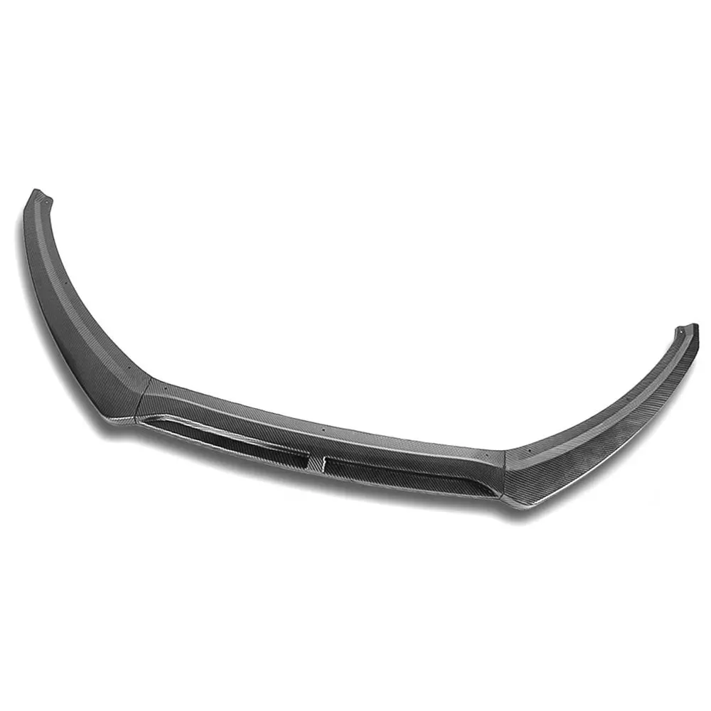 [Carbon Style Look] Front Bumper Lip Chin Guard Body Kit For 15-18 Ford Focus 1